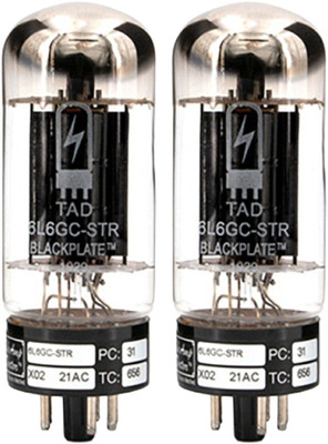 TAD 6L6GC-STR Blackplate Pair lampa do wzmacniacza gitarowego