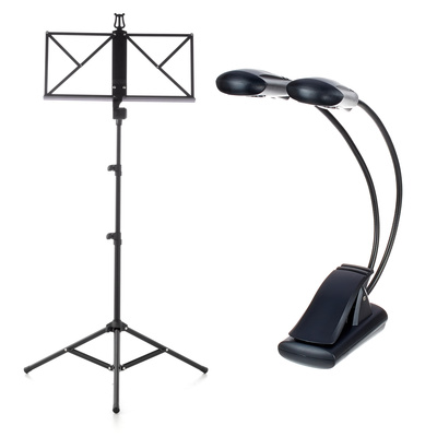 Thomann Alu Lamp sada notových stojanů