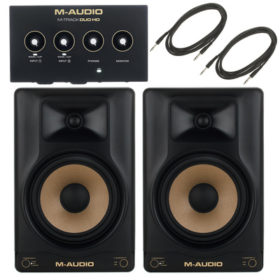 M-Audio Forty Eighty M-Track Bundle aktywny dwudrożny monitor studyjny bliskiego pola