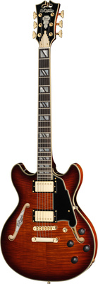 DAngelico Excel Mini DC Amaretto Burst
