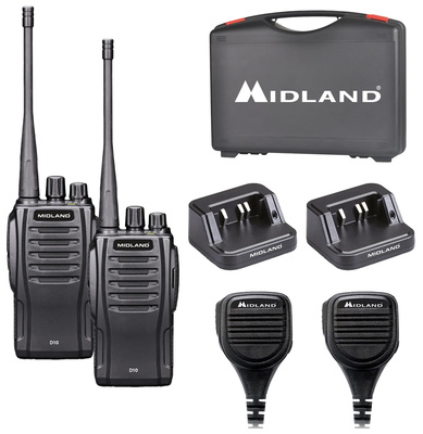 Midland D10 DMR 2er MA25-LK zestaw radiotelefonów