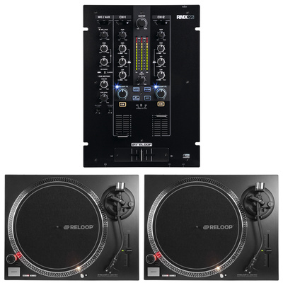 Reloop RMX-22i RP 2000 USB MK4 zestaw DJ z gramofonami