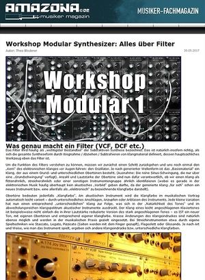 Modular Serie: Die Filter (Teil 2)