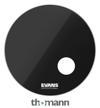 Evans 22" EQ3 Resonant Bass Drum BK