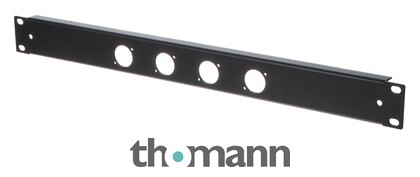 Thon Rack Panel 1U 4XLR 90°