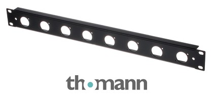 Thon Rack Panel 1U 8XLR 90°