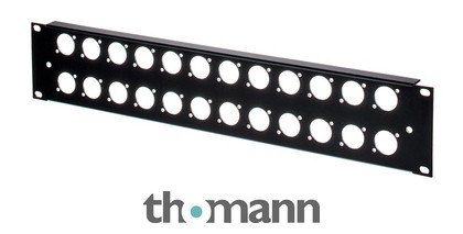Thon Rack Panel 2U 24XLR 90°