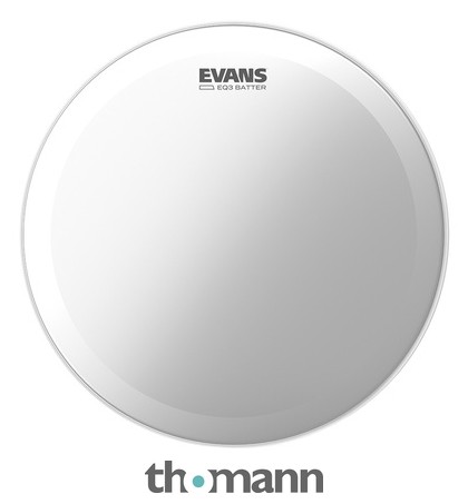 Evans 22" EQ3 Bass Drum Frosted