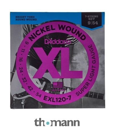 Daddario EXL120-7