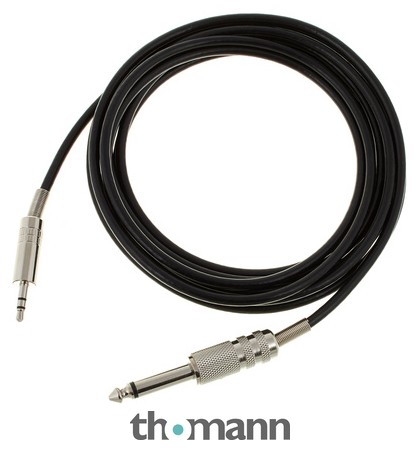 2 Jack macho cable 3m adaptateur Noir Eagletone AC26 Mini Jack estéreo