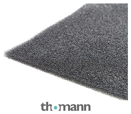 Isolamento Audio Spugna Acustica Nera 5mm - 2 Mq Per Cabinet Diffusori Microforata Traspirante G 964149 - Foto 8