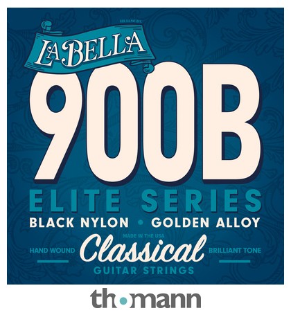 La Bella 900B Nylon Strings Golden Superior Black