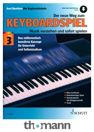 Keyboard Noten Schule ED7282 Keyboardschule Der neue Weg zum Keyboardspiel 3 