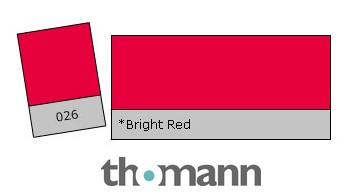 Lee Colour Filter 026 Bright Red – Thomann UK