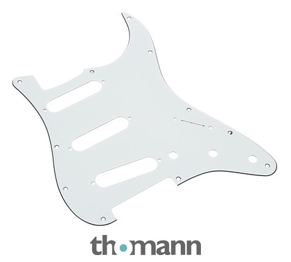 Fender Pickguard SSS WH