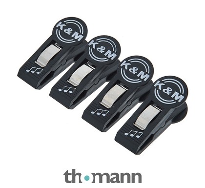 K&M 16060 Sheet Music Clips