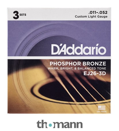 Daddario EJ26-3D
