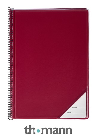 Star Music Folder 662a/20 Red
