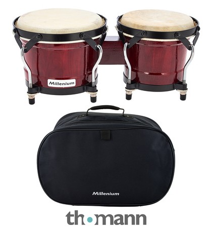 Millenium HB 202HWR Bongo Set + Gig Bag