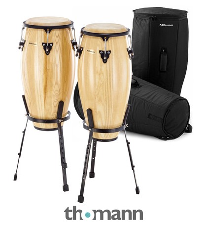 Millenium MC890NT Conga Set w. Gig Bags