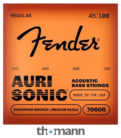 Fender PHBRNZ Acou Bass 7060 45-100