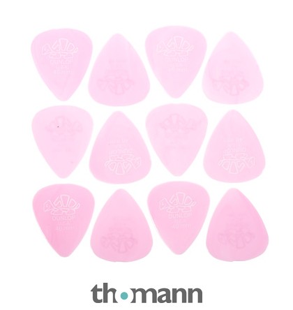 Dunlop Delrin 500 Pick Lt.Pink Set