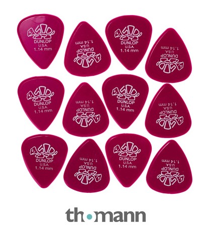 Dunlop Delrin 500 Pick Magenta Set