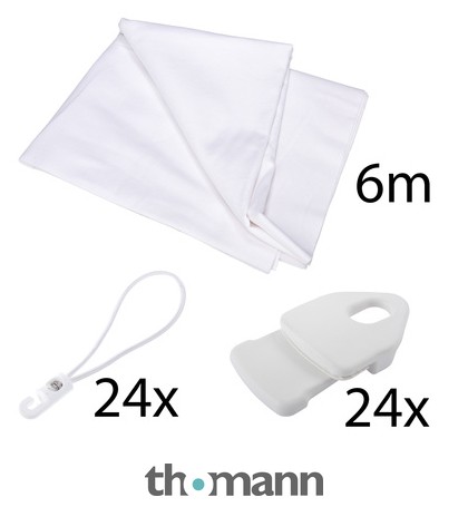 Stairville Molton Set White 6x3m