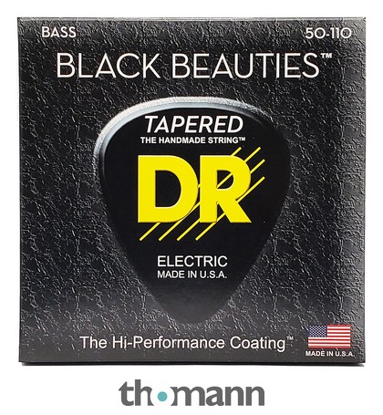 DR Strings Black Beauties BKBT-50