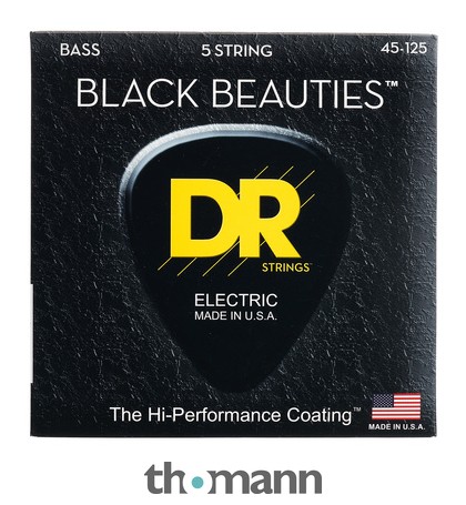 DR Strings Black Beauties BKB5 45 Thomann UK