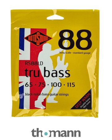 Rotosound RS88LD Black Nylon