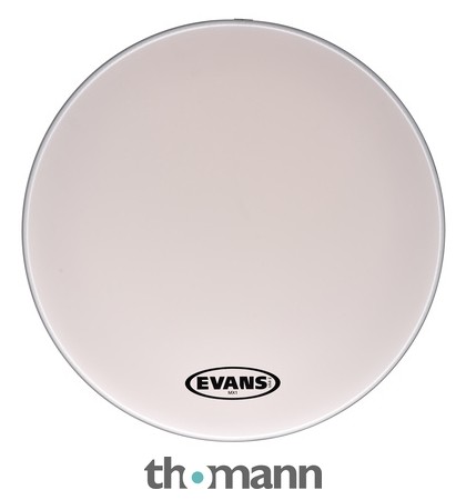 Evans 26" MX1 Bass Drum Head (White)