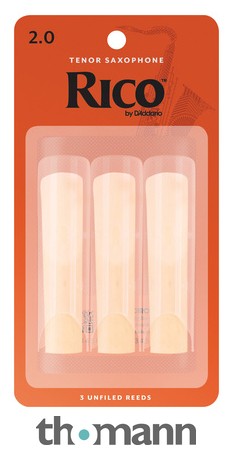 DAddario Woodwinds Rico Tenor Sax 2.0 - 3-Pack