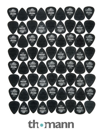 Dunlop Tortex Black Silver .88 72pack
