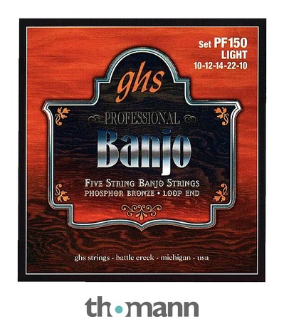 GHS PF150 5-String Banjo Set