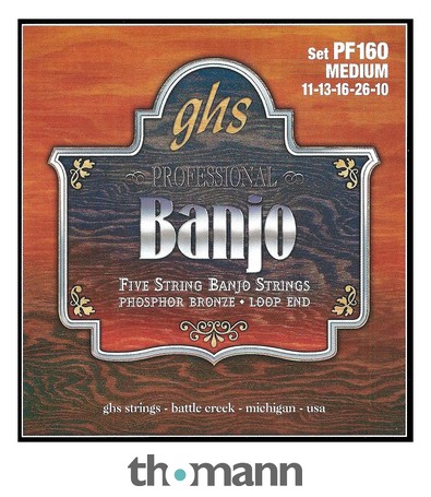 GHS PF160 5-String Banjo Set