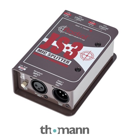 DTM・DAW Radial JS-3 Mic Splitter JS3 - Radial Engineering