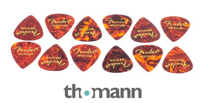 Fender Classic Celluloid Pick Shell M