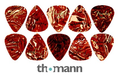 Fender Cl. Celluloid Pick Shell T 12