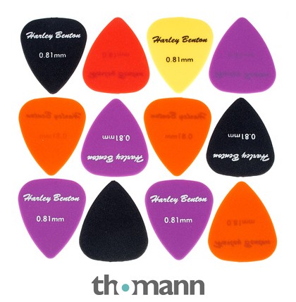 Harley Benton Nylon Player Pick Set 0,81mm