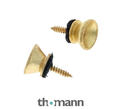 Harley Benton Strap Pin Set Gold