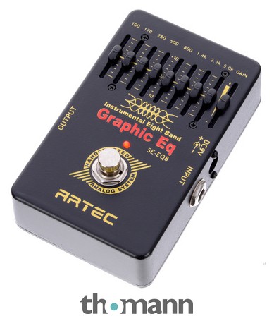 ARTEC エフェクター エレキギター用 8バンド グラフィック イコライザー SE-EQ8 Artec SE-EQ8 Graphic EQ – United States