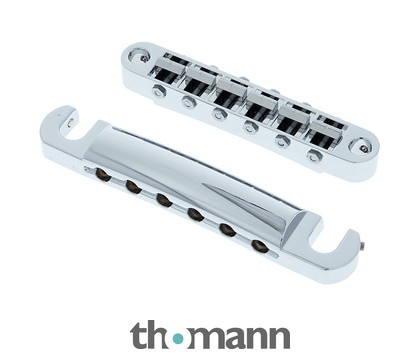 TonePros LPCM02 C Tuneomatic Set Chrome
