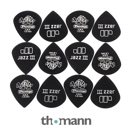 Dunlop Tortex PitchblackJazz 1,00 12P
