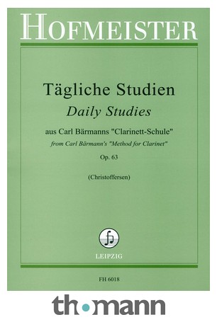 63 Scuola del clarinetto Hofmeister Tagliche Studien Op 