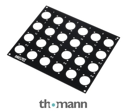pro snake Front Panel 4HE 16/8