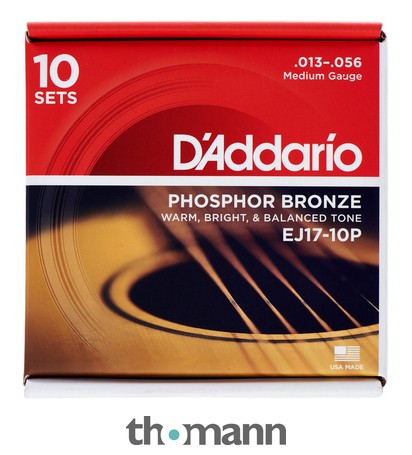 Daddario EJ17-10P