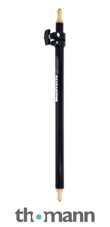 Trépied Manfrotto 122B Noir - Tige Extensible En Aluminium - Hauteur 48 à 80cm