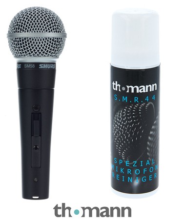 Shure SM58 S Cleaner Bundle