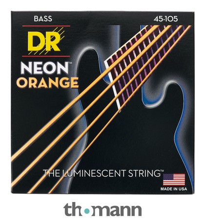 DR Strings Neon Orange NOB-45